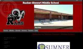 
							         Welcome to Rucker-Stewart Middle School								  
							    