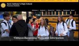 
							         Welcome to Saint Anthony's High School South Huntington - Home								  
							    