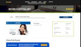 
							         Welcome to Secure.clienttell.net - ClientTell Portal								  
							    