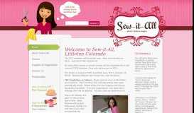 
							         Welcome to Sew-it-All | San Francisco Sewing Lessons & Classes ...								  
							    