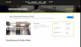 
							         Welcome to Shacksource.info - ShackSource by Shake Shack								  
							    