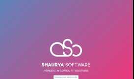 
							         Welcome to Shaurya Software - School ERP, School ERP Software								  
							    