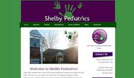 
							         Welcome to Shelby Pediatrics - A piece of home for your children, a ...								  
							    
