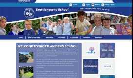 
							         Welcome to Shortlanesend School								  
							    