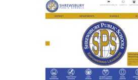 
							         Welcome to Shrewsbury Public Schools in Shrewsbury, MA ...								  
							    