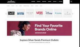
							         Welcome To Silver Sands Premium Outlets® - A Shopping ...								  
							    