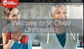
							         Welcome to St. Cloud Orthopedics								  
							    