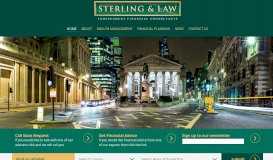 
							         Welcome to Sterling & Law | Independent Financial Advisors (IFA ...								  
							    