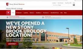 
							         Welcome to Stony Brook Urology | Stony Brook Medicine								  
							    