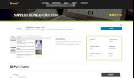 
							         Welcome to Supplier.rewe-group.com - REWE-Portal								  
							    