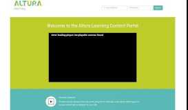 
							         Welcome to the Altura Learning Content Portal | Altura Learning ...								  
							    