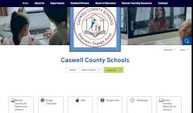 
							         Welcome to the Caswell County Schools Website								  
							    