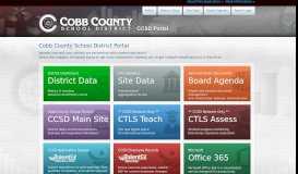 
							         Welcome to the CCSD Portal - Cobb County School District								  
							    