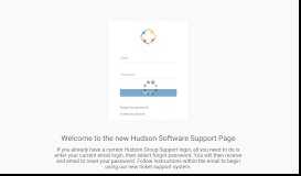 
							         Welcome to the Client Portal | Hudson Software								  
							    