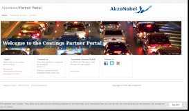 
							         Welcome to the Coatings Partner Portal								  
							    