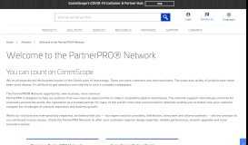 
							         Welcome to the CommScope PartnerPRO Network - CommScope.com								  
							    