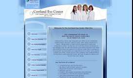 
							         Welcome To The Cortland Eye Center :: Home ::								  
							    