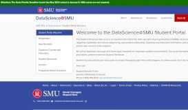 
							         Welcome to the DataScience@SMU Student Portal								  
							    