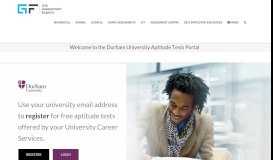 
							         Welcome to the Durham University Aptitude Tests Portal - Graduates ...								  
							    