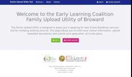 
							         Welcome to the Early Learning Coalition Family ... - ELC of Broward								  
							    