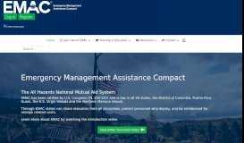 
							         Welcome to the Emergency Management Assistance Compact								  
							    