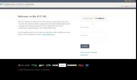 
							         Welcome to the FCT SIG - FCT—Sistema de Informação de ...								  
							    