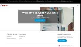 
							         Welcome to the home of Canon's online framework ... - Canon UK Store								  
							    