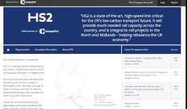 
							         Welcome to the HS2 Supply Chain Opportunities Portal - HS2								  
							    