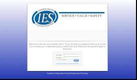 
							         Welcome to the IES Secure Web Center. If you already are registered ...								  
							    