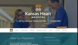 
							         Welcome to the Kansas Heart Hospital | Wichita, KS								  
							    
