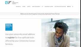 
							         Welcome to the Kingston University Aptitude Tests Portal - Graduates ...								  
							    