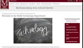
							         Welcome to the MASD Technology Department – Technology ...								  
							    