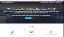 
							         Welcome to the Mashery Developer Portal! | TIBCO Mashery API								  
							    