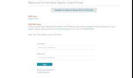
							         Welcome to the New Aperio Client Portal | Aperio								  
							    