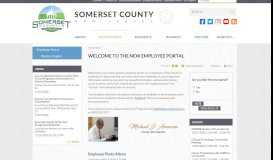 
							         Welcome to the NEW Employee Portal | Somerset County								  
							    
