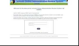 
							         Welcome to the New Jersey Schools Online Administrative ...								  
							    