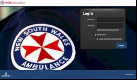 
							         Welcome to the NSW Ambulance portal - Janison CLS								  
							    