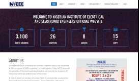 
							         Welcome to The Official NIEEE National Website – The Nigerian ...								  
							    