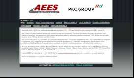 
							         Welcome to the official website of AEES Inc. - AEES Inc.								  
							    
