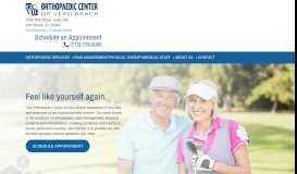 
							         Welcome to the Orthopaedic Center of Vero Beach - Whatever your ...								  
							    
