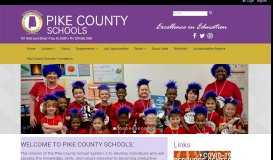 
							         Welcome to the Pike County Board of Education Website								  
							    