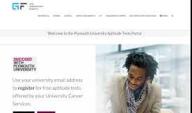 
							         Welcome to the Plymouth University Aptitude Tests Portal - Graduates ...								  
							    