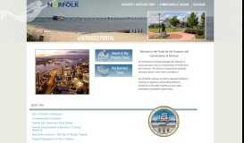 
							         Welcome to the Portal for the Treasurer and ... - City of Norfolk								  
							    