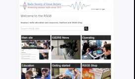 
							         Welcome to the Radio Society of Great Britain - Portal								  
							    