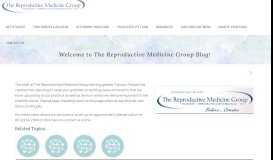 
							         Welcome to The Reproductive Medicine Group Blog! - The ...								  
							    
