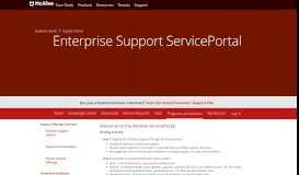 
							         Welcome to the ServicePortal - McAfee support								  
							    