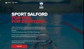 
							         Welcome to the Sports Centre | Sports Centre | University of Salford ...								  
							    