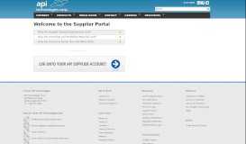 
							         Welcome to the Supplier Portal								  
							    