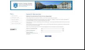 
							         Welcome to the Trinity vacancies page								  
							    