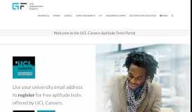 
							         Welcome to the University of Central Lancashire Tests Portal ...								  
							    